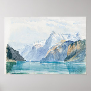 Poster Baía de Sargent de Uri, Brunnen
