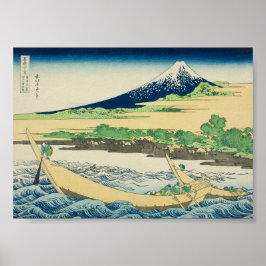 Poster Baía de Tagonoura perto de Ejiri no Tokaido