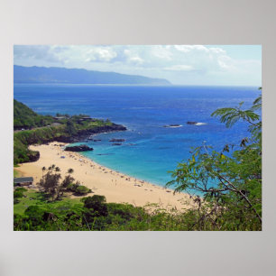 Pôster Baía de Waimea, Oahu, Havaí