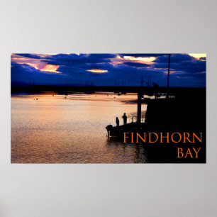 Poster baía do findhorn