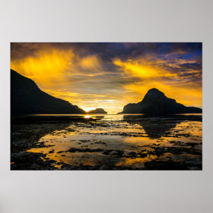 Poster Baía do Pôr do Sol de El Nido