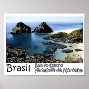 Poster Baia Do Sancho - Brasil -