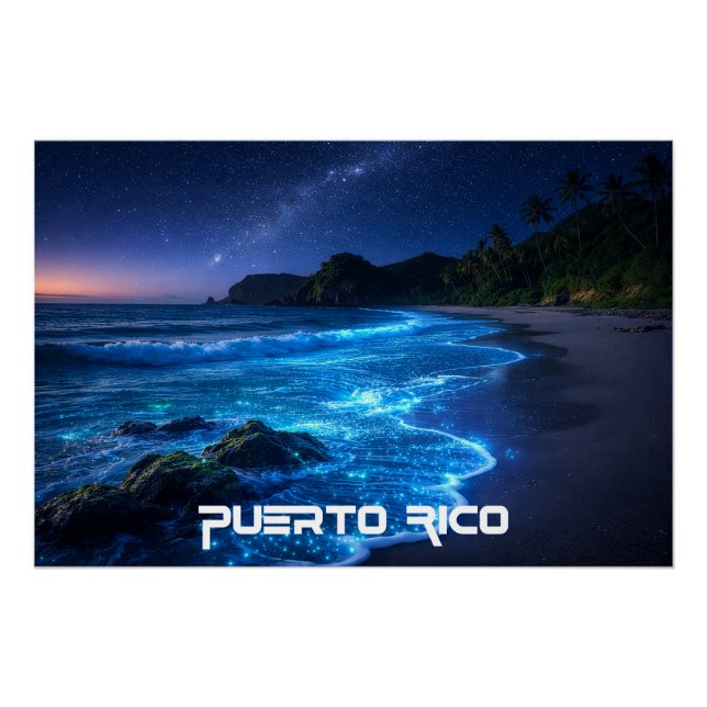 PÔSTER BAÍA DOS MOSQUITOS - PORTO RICO (Frente)