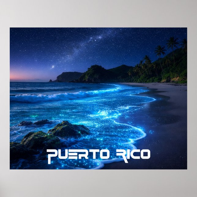 POSTER BAÍA DOS MOSQUITOS - PORTO RICO (Frente)