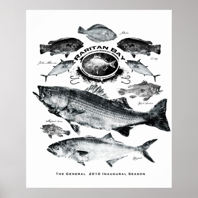 Pôster baía raritana (Frente)