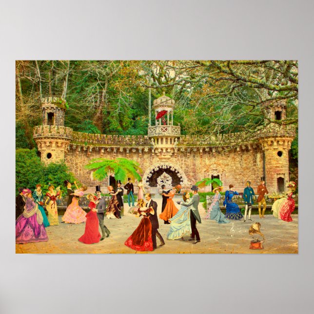 Poster Bailando vais na Quinta da Regaleira (Portugal) (Frente)