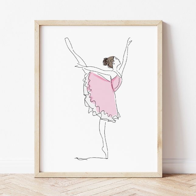Poster Bailarina, Menina de Ballet, Dançarina de Ballet,  (Criador carregado)