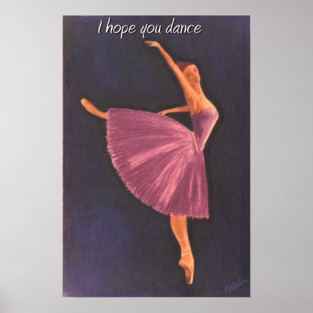 Poster Bailarina Roxa (Frente)