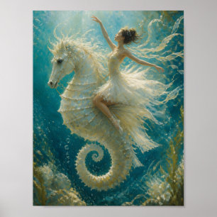 Poster Bailarina Surreal e Fantasia de Cavalo-Marinho