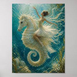Poster Bailarina Surreal e Fantasia de Cavalo-Marinho
