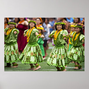 Pôster Bailarinas havaianas de Hula