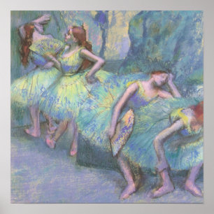 Poster Bailarinas nos Bastidores por Edgar Degas