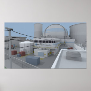 Poster Baixas armas nucleares polis de CSGO