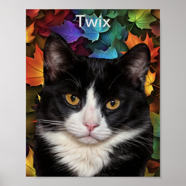 Poster Baixável e personalizado com sua foto de estimação (Frente)