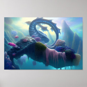 Poster Baixo do Crystal Seas