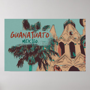 Poster Baja California Cabo San Lucas, México Cartão post