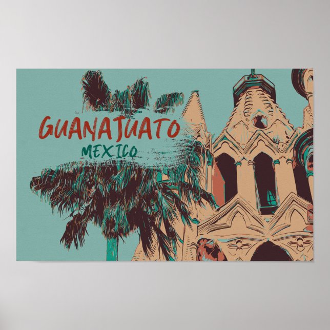 Poster Baja California Cabo San Lucas, México Cartão post (Frente)