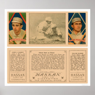Poster Baker Barry, Baseball, 1912