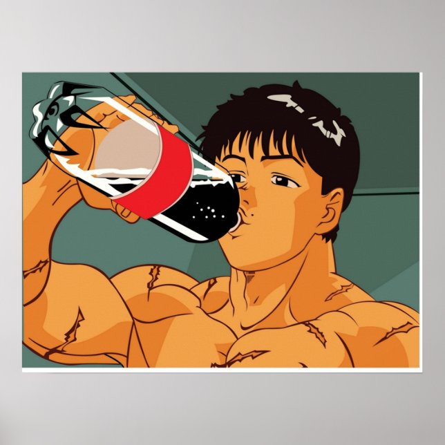 Poster Baki Hanma Baki O Grappler (Frente)