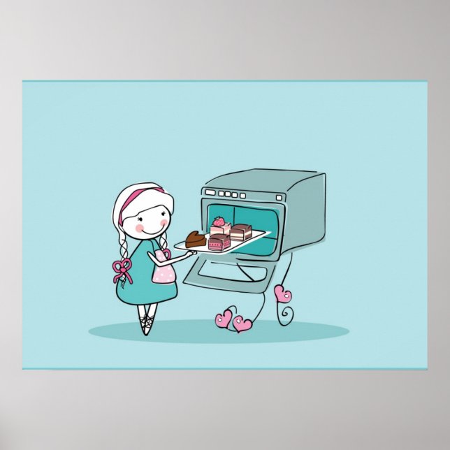 Pôster Baking (Frente)