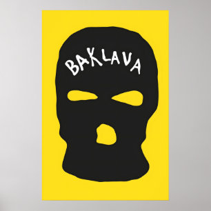 Poster Baklava Japonês Abstrato Bauhaus Fórmula Moderna