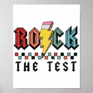 Poster Balançar Camisas Do Dia De Teste Para Professores 