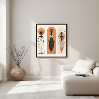 Poster Balanced Nature – Botanical Feminine Artwork I