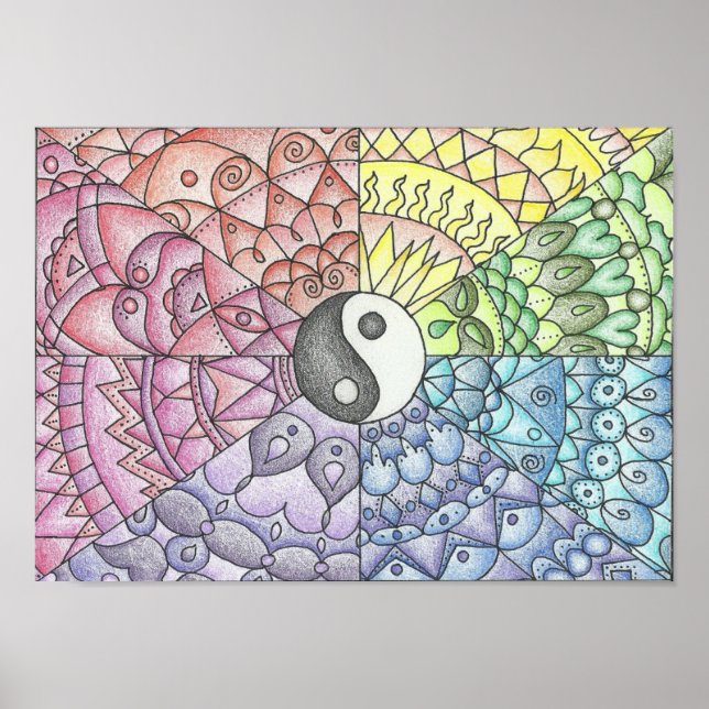 Pôster Balanço Mandala (Frente)