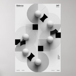 Poster Balanza: Série Geométrica