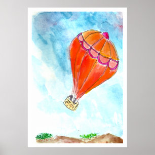 Poster Balão de Ar Quente