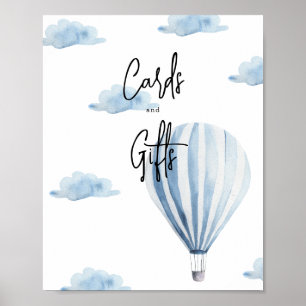 Poster Balão de ar quente - cartões e presentes