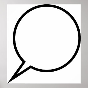 Pôster Balão de discurso