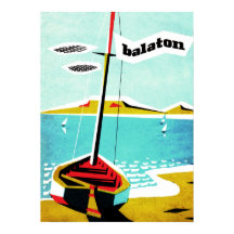 Balaton lake, fishing boat on the coast, Hungary