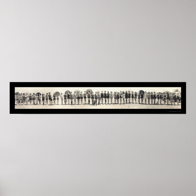 Pôster Balboa Beach CA Parade Foto 1925 (Frente)