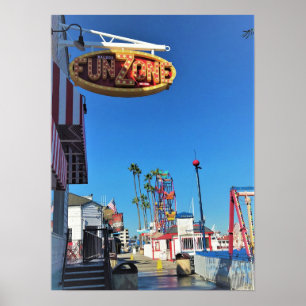 Poster Balboa Fund Zone, Newport Beach, Califórnia