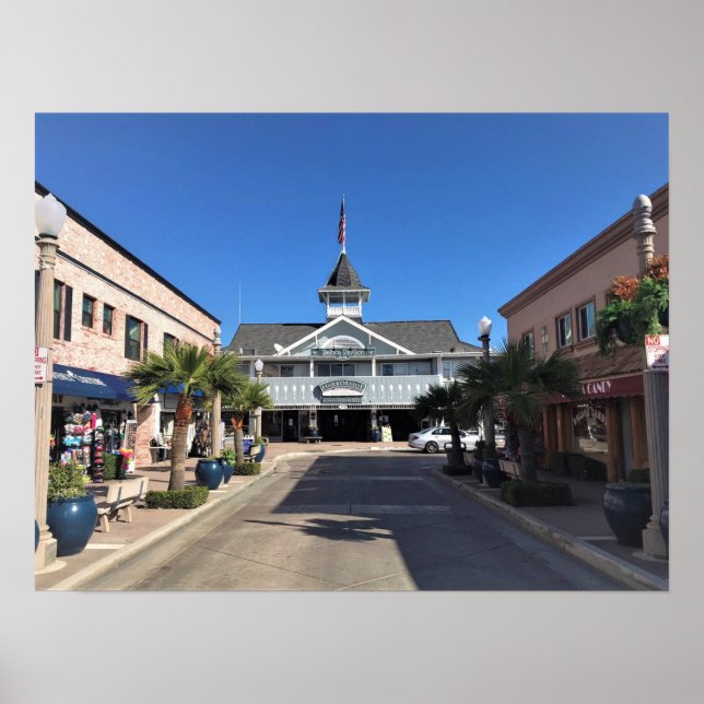 Poster Balboa Pavillion, Newport Beach, Califórnia (Frente)