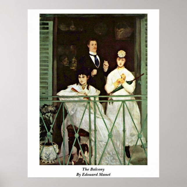 Pôster Balcony De Edouard Manet (Frente)
