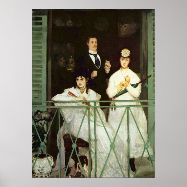 Pôster Balcony - Edouard Manet (Frente)
