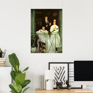 Poster Balcony (Le Balcon) apresentada por Edouard Manet