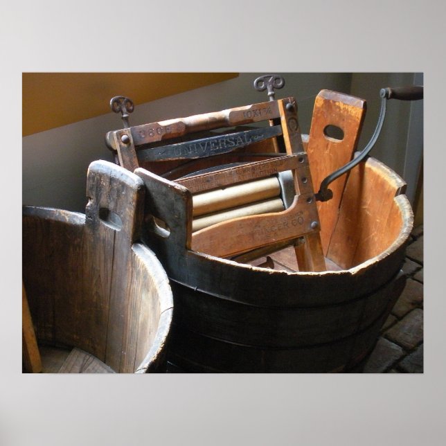 Pôster "Baldes Vintage Mop" (Frente)