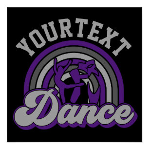 Pôster Balé Dancer ADD TEXT Classic Dance Executor