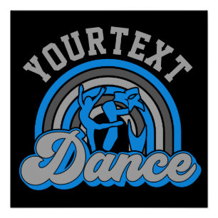 Pôster Balé Dancer ADD TEXT Classic Dance Executor