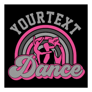 Pôster Balé Dancer ADD TEXT Classic Dance Executor