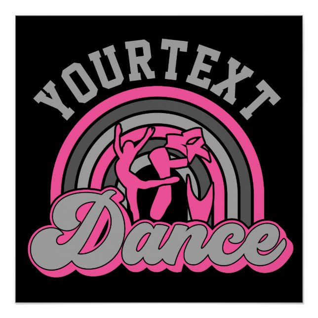 Pôster Balé Dancer ADD TEXT Classic Dance Executor (Frente)