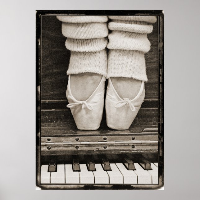 Poster Balé de piano Duet grande (Frente)