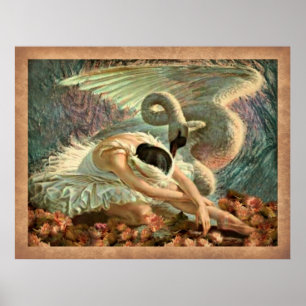 Poster Balé do lago swan