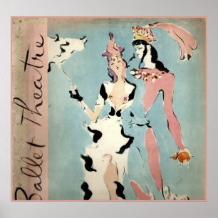 Pôster Balé e Teatro