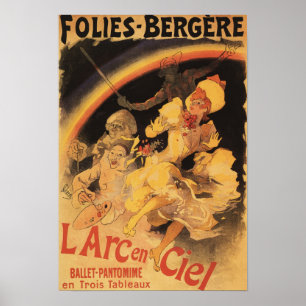 Poster balé L'Arc-en-Ciel em Folies-Bergere