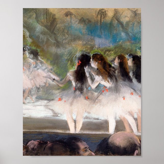 Poster Balé na Ópera de Paris por Edgar Degas (Frente)