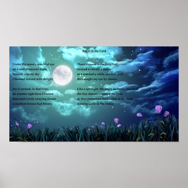 Poster Balé no campo (Frente)